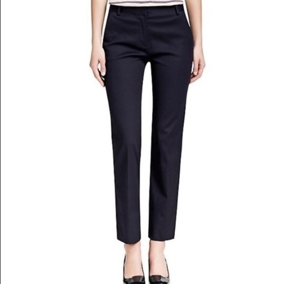 Tory Burch Pants - Tory Burch Navy Skinny Wool Blend Pants